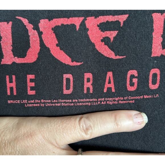 Vintage Bruce Lee The Dragon Movie Promo T-Shirt - Zion Rootswear Tag - Men’s M - Picture 3 of 6